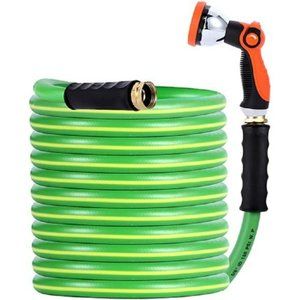 Garden Hose Garden Water Hose with Brass Hose Fittings (5/8"IDx50'(50 FT
